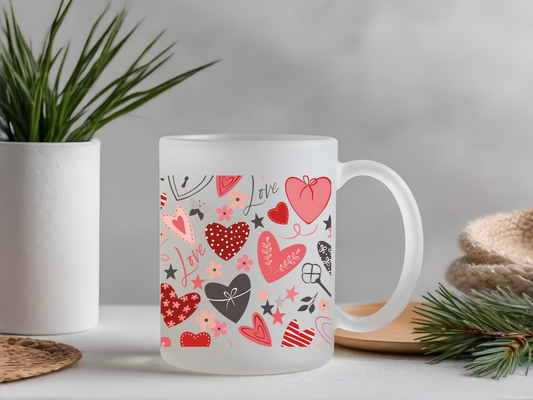 11oz Frosted Love Mug