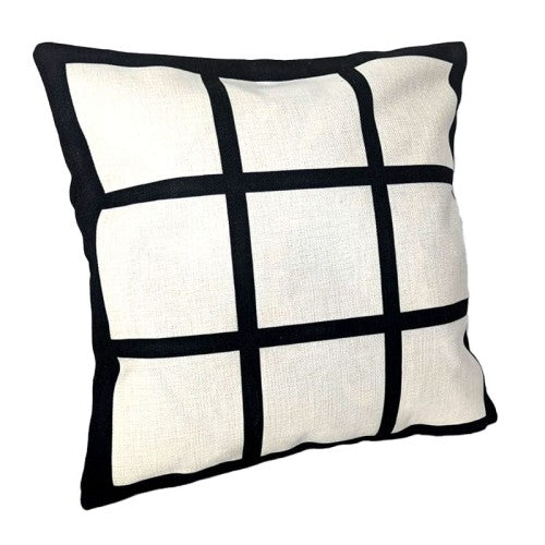 9 Panel Linen Cushion